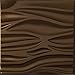 Ekena Millwork 19 5/8"W x 19 5/8"H Serina EnduraWall Decorative 3D Wall Panel, Antique Brass (Covers 2.67 Sq. Ft.
