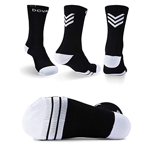 DOVAVA Dri-tech Compression Crew Socks (4/6 Pairs), Comfort Boost Circulation2
