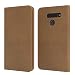 Produktbild EAZY CASE Tasche kompatibel mit LG Q60 / KG50 Vintage Schutzhülle mit Standfunktion Klapphülle Bookstyle, Handytasche Handyhülle Flip Cover mit Magnetverschluss und Kartenfach, Kunstleder, Hellbraun