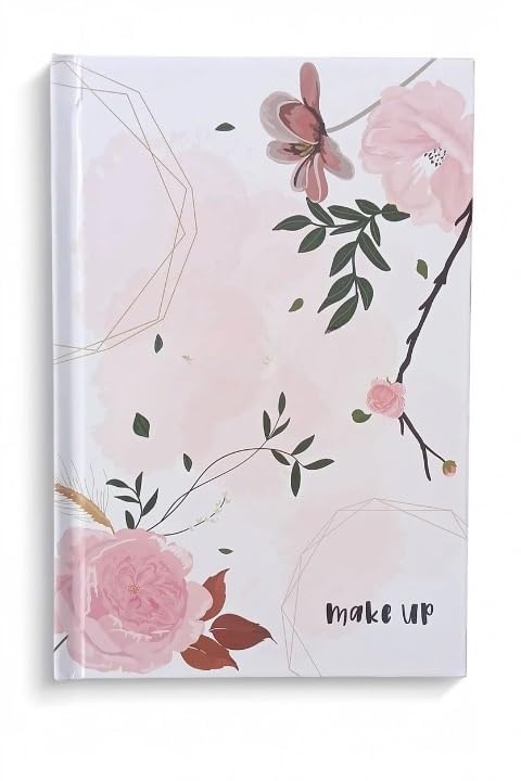 Beauzy 4 in 1 All-in-One Book-Style Foldable Makeup Palette Set | Portable & Long-Lasting | Eyeshadow, Blush, Highlighter, Concealer & Eyebrow Powder | Suitable for All Skin Tones | Gift Idea MakeupBook (Flower)-image-46