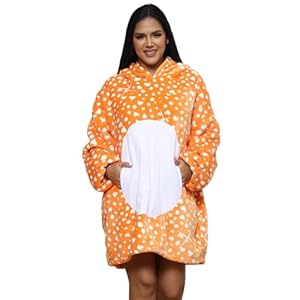 Wearable Blanket Hoodie for Adult Women Girls Oversized Hooded Blanket
