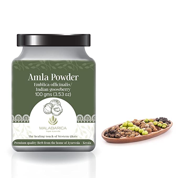 ROSEVILLAROSEVILLA MALABARICA Vegan Ayurveda - Ayurvedic Amla Powder (Emblica officinalis/Indian gooseberry) - 100 gm