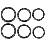 Bonsai-Basteldraht, Aluminiumdraht, eloxierter Aluminiumdraht, 5 Stärken: 1,0 mm (2 Rollen), 1,5 mm (1 Rolle), 2,0 mm (1 Rolle), 2,5 mm (1 Rolle), 3,0 mm (1 Rolle).