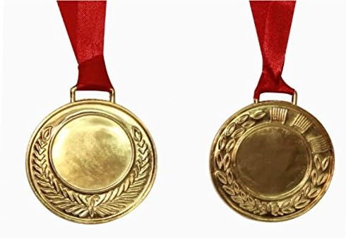Trophy House Medal (Golden, 2 Inch) - Pack of 25
