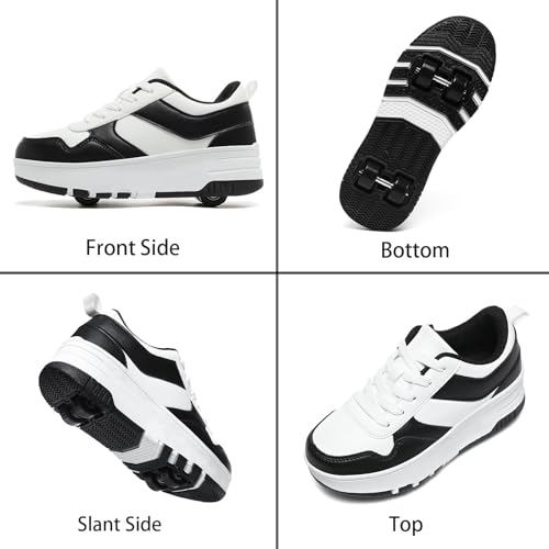 HHSTS Kids' Fashion 4-Wheel Roller Skates for Boys & Girls