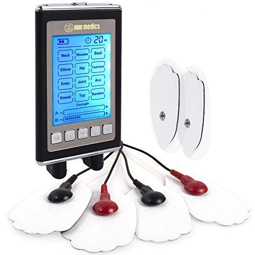 Tens Unit Muscle Stimulator 12 Massage Modes [Lifetime Warranty] Electronic Pulse Massager Rechargeable