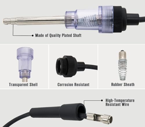 Spark Plug Tester, 4 PCS Spark Tester Tool- Plug Engine Ignition Tester for Automotive, Car, Lawnmower, Small Motor Vehicles Engines - Coil/Armature Diagnostic Detector Tool - Thumbnail 6