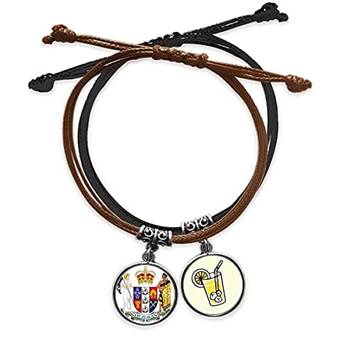 Bracelet Nouvelle-Zélande en cuir jus de citron pour vos voyages en Océanie