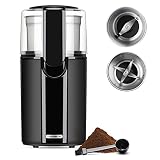 TWOMEOW Coffee Grinders for Spices and Seeds, Spice Grinder Electric, Herb Grinder and Coffee Bean M