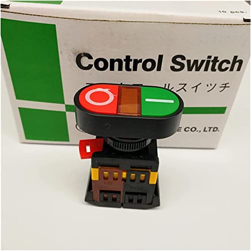 Bouton d'interrupteur d'alimentation pour boîtier de commande marche arrêt 22mm 250V - 5