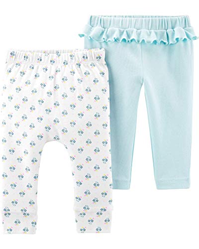 Pantalon bébé fille Carter's lot de 2 en coton doux confortable