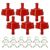 OXCANO 5 Pack Lawn Mower Inline Gas Fuel Filter Compatible with Briggs & Stratton 298090 298090S