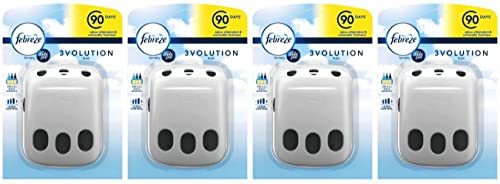 Febreze Ambi Pur 3Volution Air Freshener Plug-in Diffuser Device, Case Only, Pack of Four