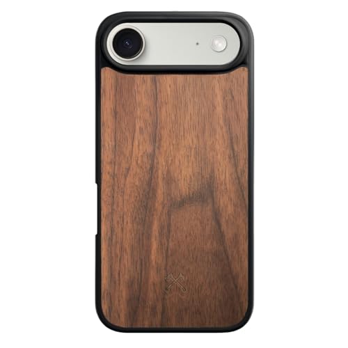 Coque iPhone 17 Air antichoc résolvant les chutes en bois MagSafe