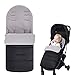 Chanceliere Universelle pour Poussette Thermique Cosy Chanceliere Poussette Polaire Douce Sac de Couchage pour Bébé Imperméable et Coupe-Vent ,pour Automne Printemps Hiver