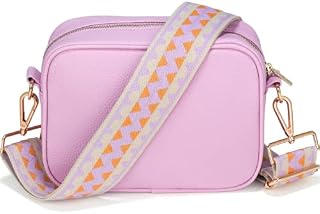 Lily England Cross Body Bag Women - Over the Shoulder Bag with Adjustable Wide Strap & Chain - Versatile Crossbody Bags for Women with Multiple Pockets