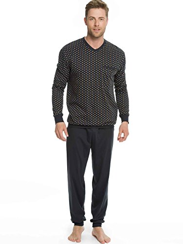 CALIDA Pyjama Bündchen-Moonlit Pigiama Uomo