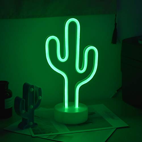 Neon Light Cactus