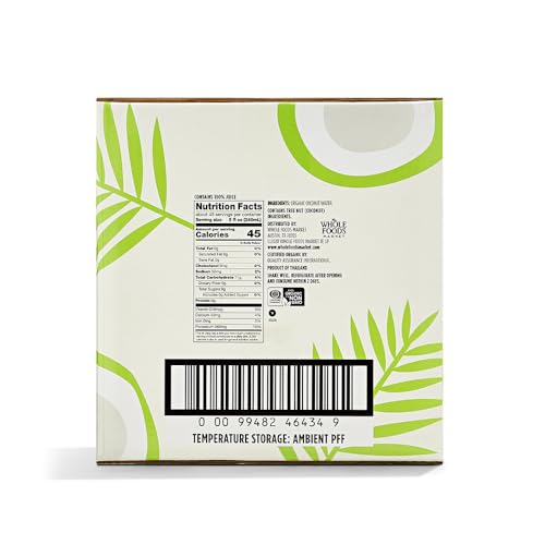 Image of 365 by Whole Foods Market,Organic Coconut Water , 12 ct