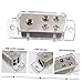 TEHAUX 2pcs Amplifier Power Distribution Block Way Car Audio Splitter Distribution Block Gauge Ground