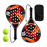 Eojpdji Set de Raquetas de Tenis - Palas Ligeras Antivibración Antideslizantes | Conjunto Completo de Palas de Tenis - para Deporte en Playa Exterior Jardín Piscina Hombres Mujeres Jóvenes