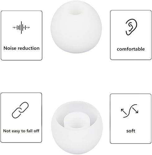 Miniatura 5 de 36 piezas de puntas pequeñas para auriculares de silicona suaves y cómodas, piezas de repuesto de silicona para la mayoría de auriculares