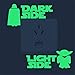 QTDS Interrupteur Autocollant 1Pc/2Pc Autocollants De Commutateur Lumineux Star Wars Dark Light Coté Muraux Fluorescent Star Wars Papier Peint pour Chambre d'enfant 13Cm * 15Cm,1Pc Star Wars