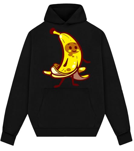 Popular Antique Banana Black Hooded Sweatshirt