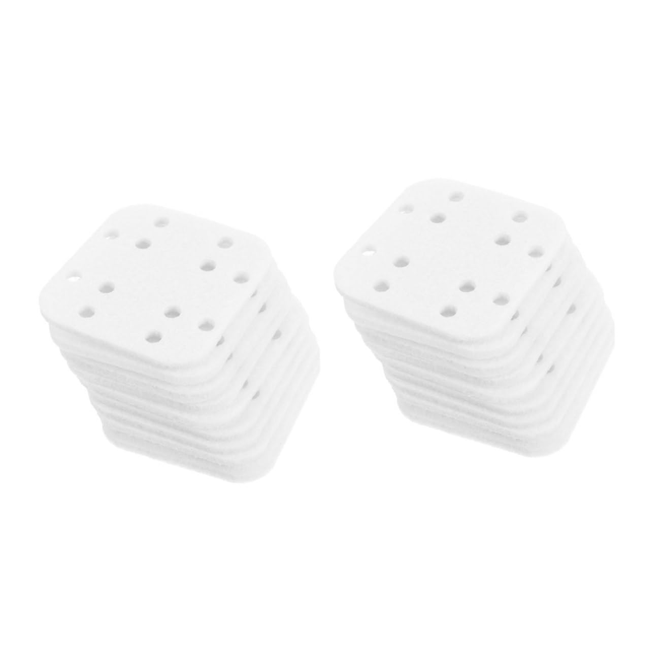 ULTECHNOVO 64 Piezas Almohadillas Filtrantes de Humidificador para Absorción de Minerales y Aromas de Reemplazo para Humidificadores Habitaciones