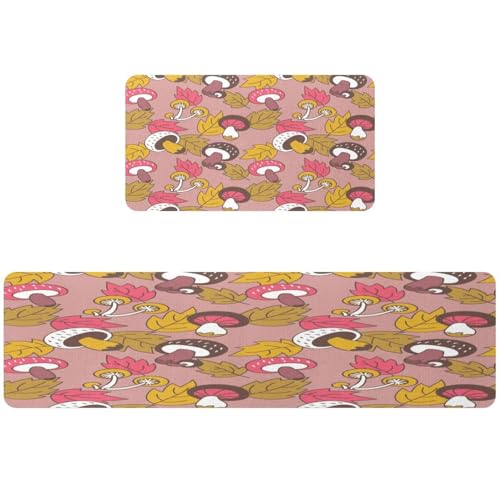 Tapete de cocina superabsorbente con base antideslizante de 2 piezas 2
