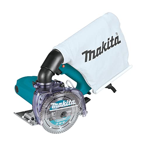 Makita 4100KB 5" Dry Masonry Saw, with Dust Extraction by Makita - Used condition - US$205.53