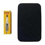 Spree air filter Compatible/Replacement for Yamaha YFM90 Raptor Grizzly 90 ATV (2016-2021) WITH SPARK PLUG