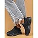 Canbebig Womens Nurse Babe Shoes Tennis Running Athletic Lightweight Lace-Up Breathable Fashion Sneakers Mesh Non-Slip Breathable Gym Sports Orthopedic Sneakers High Top Footwear Black