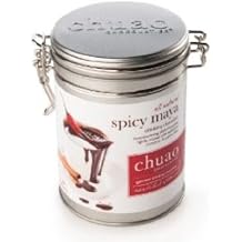 Chuao Chocolatier Spicy Maya Drinking Chocolate Tins | Gourmet Cocoa Artisan European No Preservatives Mexican Hot Chocolate | 2 Pack 12 oz each