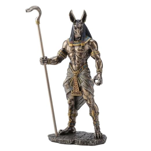 Egyptian God Anubis Bronze Finish Statue