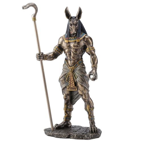 Estatua Veronese Design Anubis con Cetro