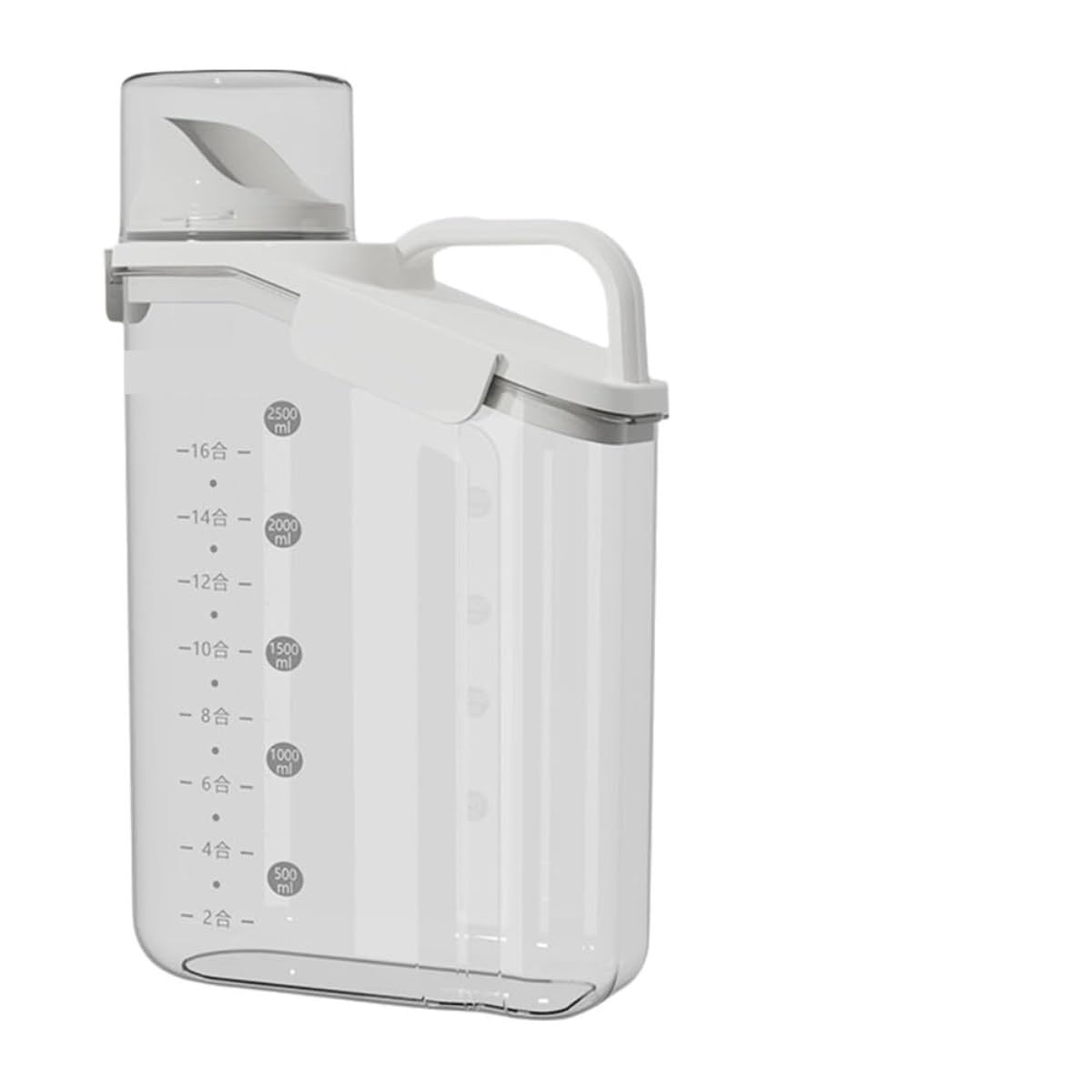 CVdrtyED Dry Food Cereal Dispenser Cereal Dispenser Dry Food Airtight Container Kitchen Storage Pantry Rice Container(White,2800ml)