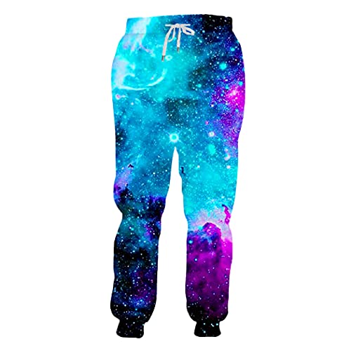 Jogging galaxie espace 3D unisexe décontracté idéal pour le confort des grandes tailles