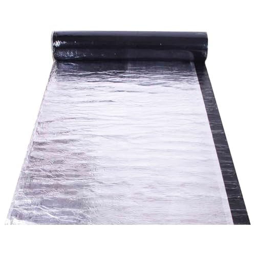 Genérico Cinta de Selladora de Aluminio Impermeable para Tejado, Tela Asfaltica Autoadhesiva, Banda de Butilo de Reparación para Piscinas Tuberías(20x200cm)