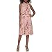 Produktbild Jessica Howard Damen Style Midi ärmellos Chiffon Lurex, Blush, 36
