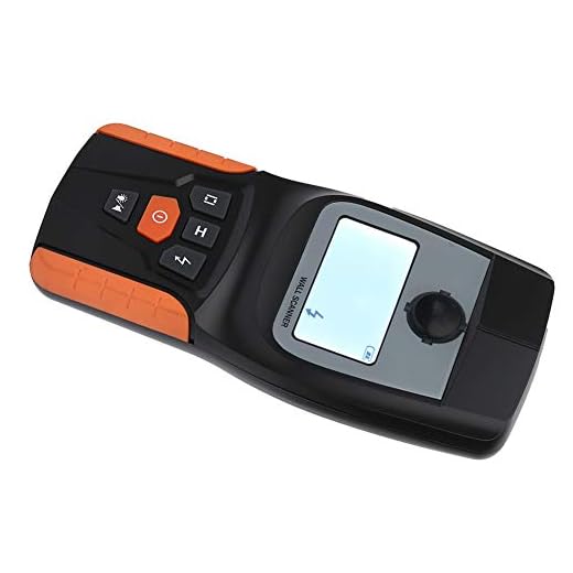 aqxreight Scanner de Parede Detector Portátil 3 Em 1 para Pinos Metálicos e Fios Vivos - Ferramenta de Montagem Em Parede para Bricolage e Uso Profissional Em Pisos de Concreto Equipamento de