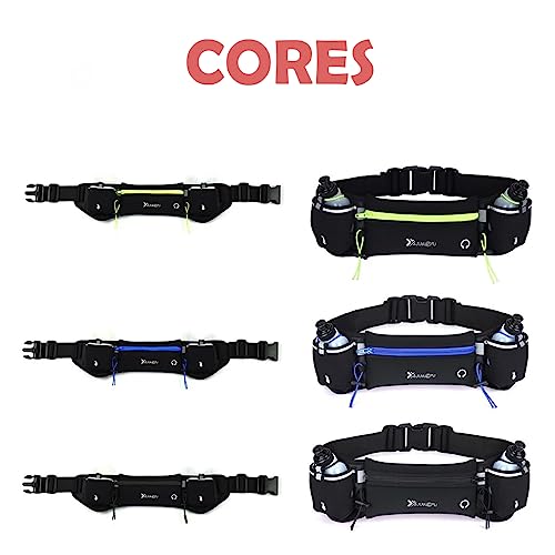 Cinto de Hidratação Lorben Corrida Ciclismo com 2 Garrafas d´água Esportes GT6243 (PRETO)