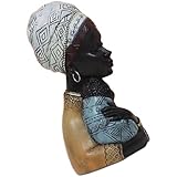 Esculturas de mujeres africanas: la decoración de la estatua de mujer africana es una gran adición a los acentos de decoración de su hogar, también una buena opción, figuras vintage