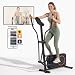 Tousains Elliptical Cross Trainer, 18" Long Stride Cross Trainer, Compact Quiet Magnetic Home Gym Elliptical Machine ET3, 32-Level Res., 120kg Cap., LCD & HR, Bluetooth/Kinomap