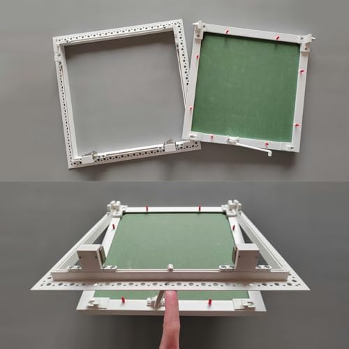 Removable Ceiling Access Panel - Flush Mount Drywall Inspection Door, Paintable Plumbing Hatch (40x40cm / 15.7x15.7in) for Easy Service Access