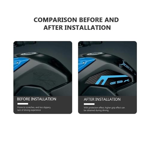Eviter rayures réservoir GSX-8S avec protection adhésive - 6