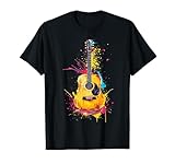 Guitarra acústica para hombres, mujeres y niños Camiseta
