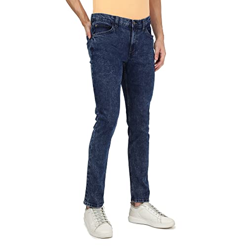 Image of Lee Men Bruce Dark Blue Skinny Jeans
