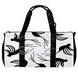 Capacidad suficiente y ligera: Tamaño: 45 x 23 x 23 cm. Esta bolsa de viaje cumple con los requisitos de tamaño en el aeropuerto. Por lo tanto, esta bolsa de viaje se puede llevar como tu artículo de equipaje de mano.