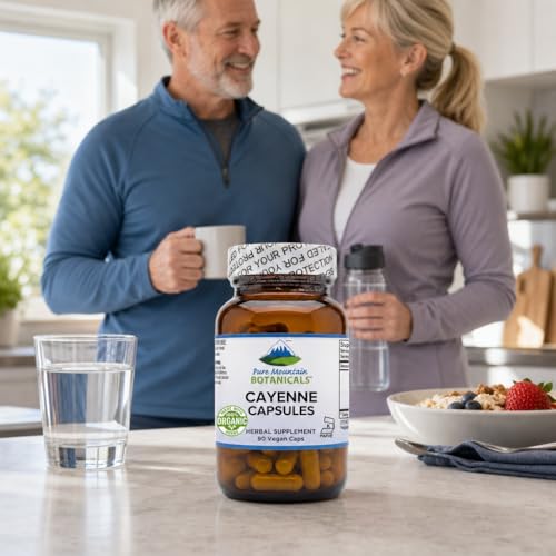 Pure Mountain Botanicals Organic Cayenne Capsules